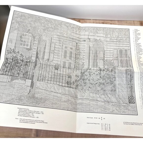 In Full Bloom Cross-Stitch Pattern Booklet By Barbara & Cheryl - Picture 3 of 3